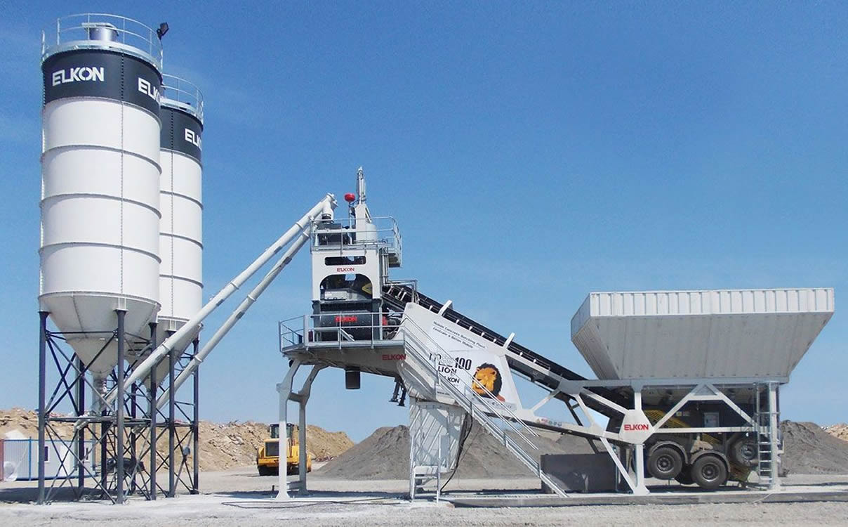 CONSTRUCTION AND INSTALLATION OF AN ELKON CONCRETE MIXING PLANT